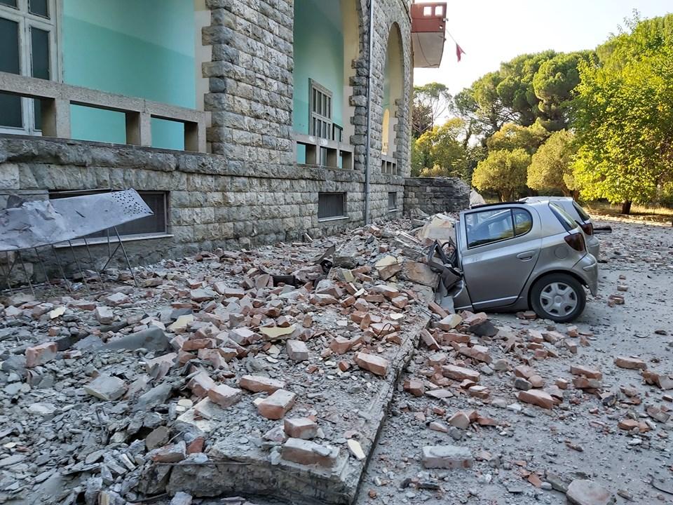 El terremoto dejó varios daños materiales en Albania. Foto: @NOTICIAS_chelme.