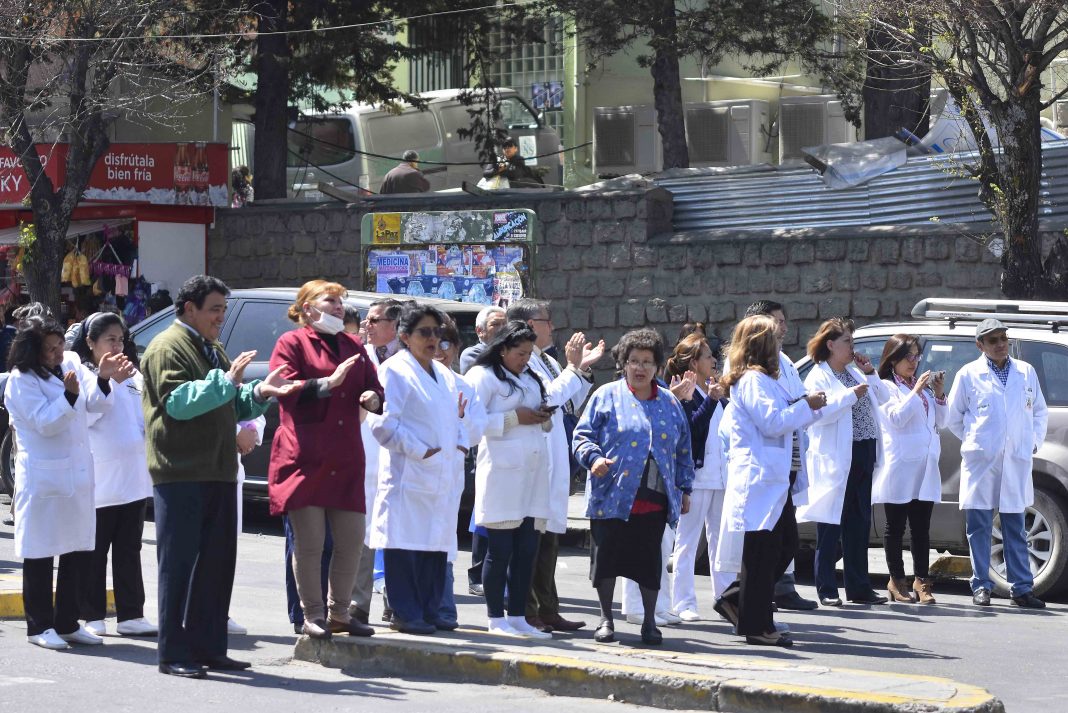 Hace un mes los médicos iniciaban el paro nacional. Foto: APG.