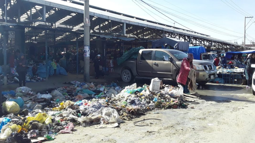 basura en mercado