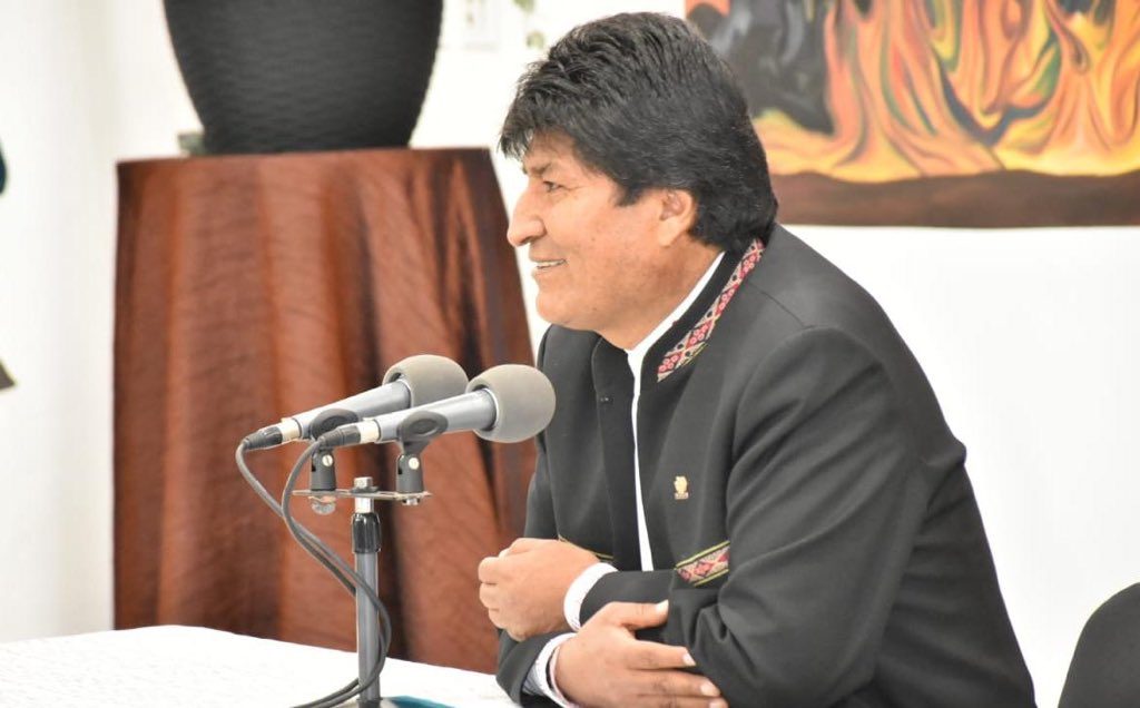 Morales asegura que es la "cuarta" elección consecutiva que gana. Foto:@evoespueblo.