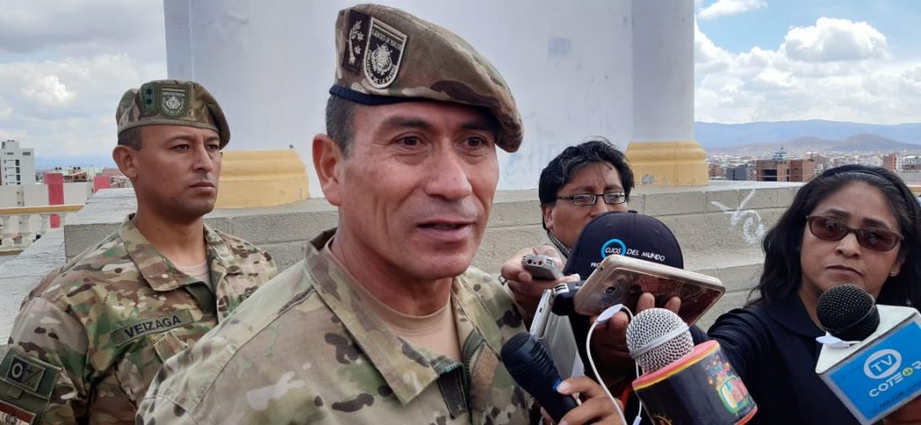 General de brigada Jorge Delfin Marañón Baldivieso, comandante de la Segunda División de Ejército. Foto: LA PATRIA.