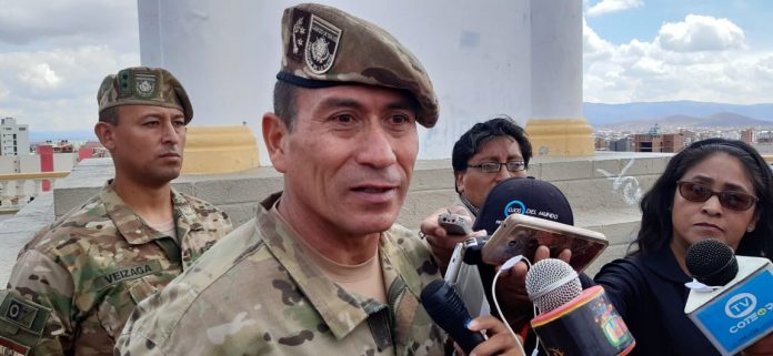 EJERCITO General de brigada Jorge Delfin Marañón Baldivieso, comandante de la Segunda División de Ejército. Foto: LA PATRIA.