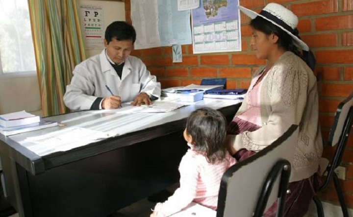 Según el INE solo el 17% de la población boliviana tiene seguro médico