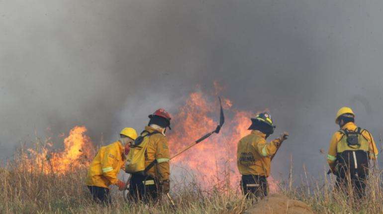 En Santa Cruz aún existen seis incendios activos por extinguir