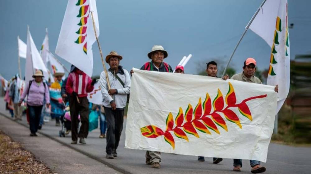 Oposición exige garantías de seguridad para indígenas que marchan hacia Santa Cruz