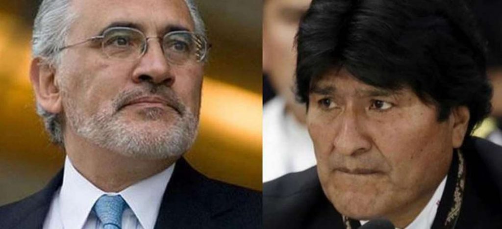 Acusaciones entre Carlos Mesa y Evo Morales se intensifican