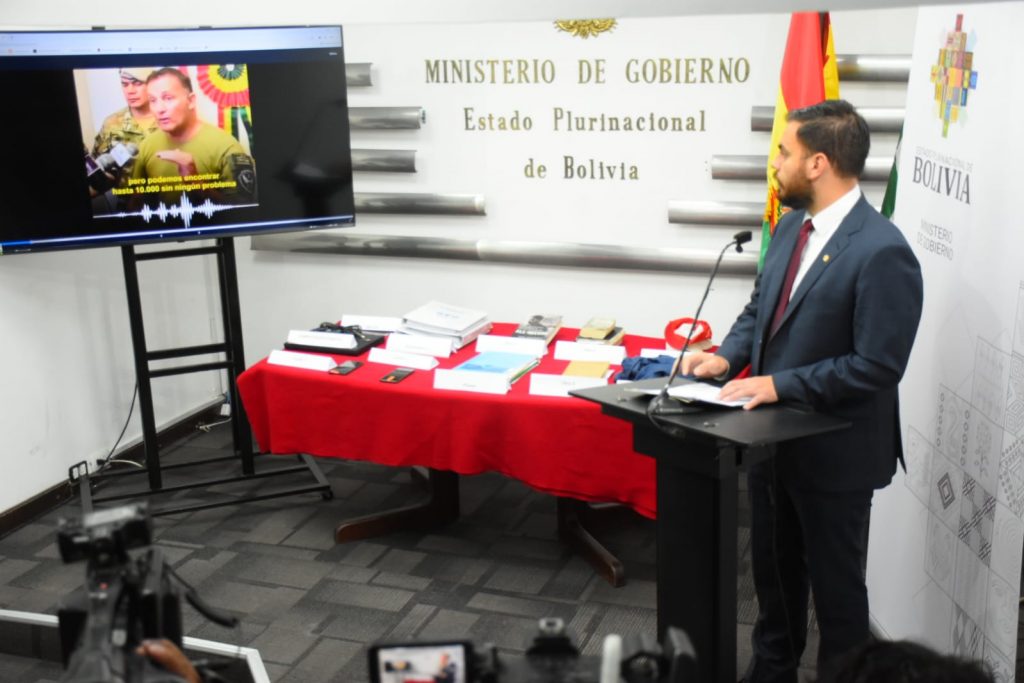 Ministro Del Castillo denuncia presunto intento de magnicidio contra Arce el 2020