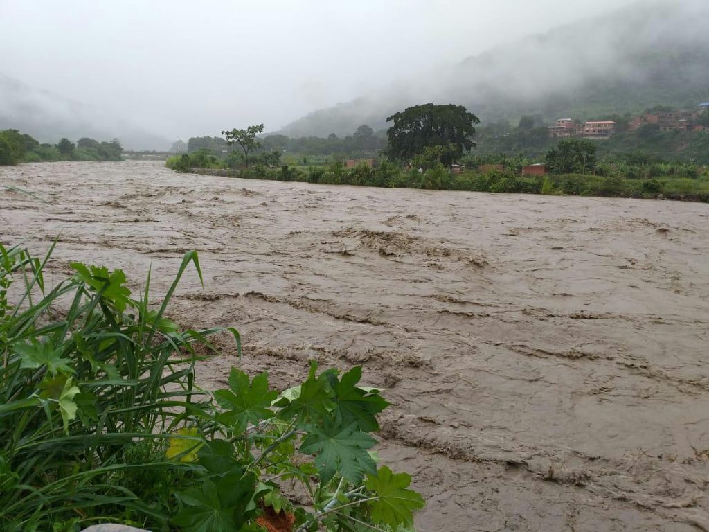 Senamhi alerta desborde de ríos en cuatro departamentos del país
