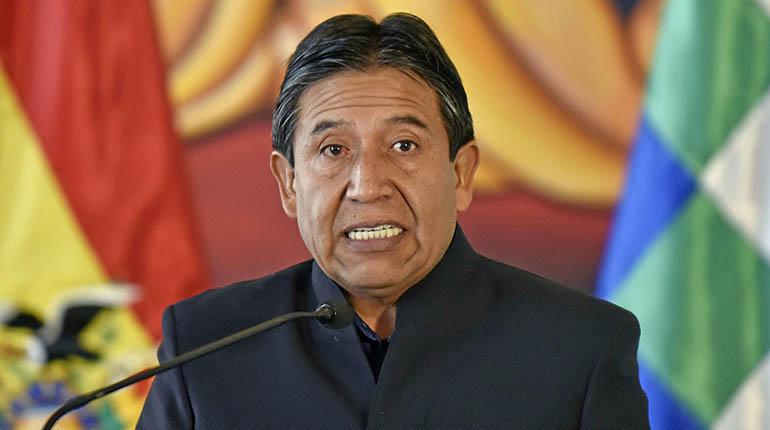 Choquehuanca será el encargado de reunirse con gobernadores por ausencia de Arce