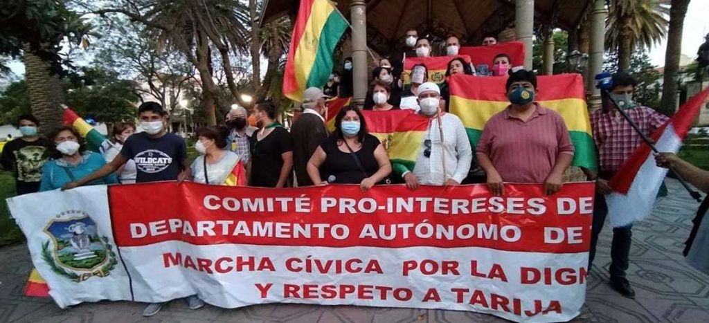 Cívicos en Tarija en alerta por posibles aprehensiones