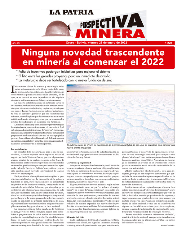 Edición La Patria Viernes 28 De Enero De 2022 Periódico La Patria