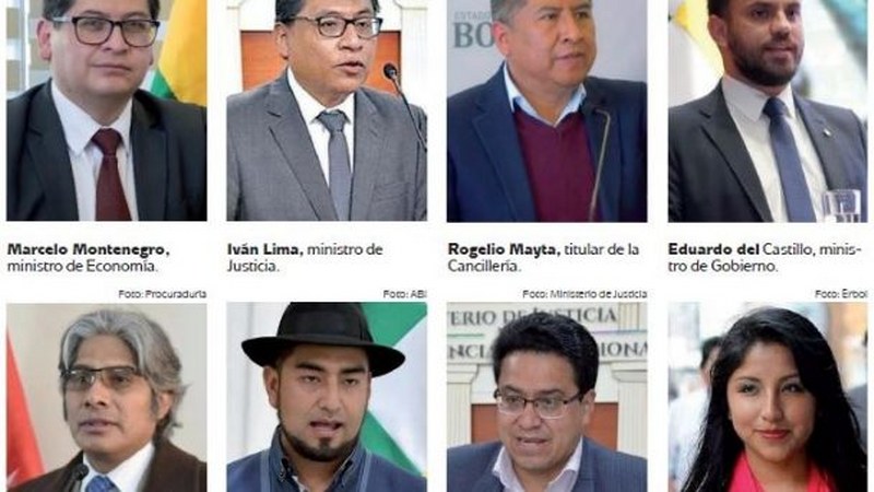 Al menos siete autoridades del Gobierno no figuran como militantes del MAS