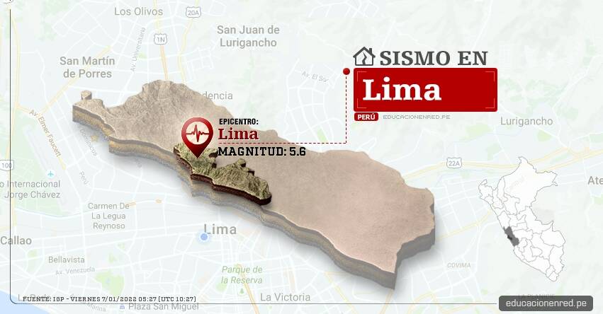 Sismo de 5,6 de magnitud “sacude” la Capital peruana