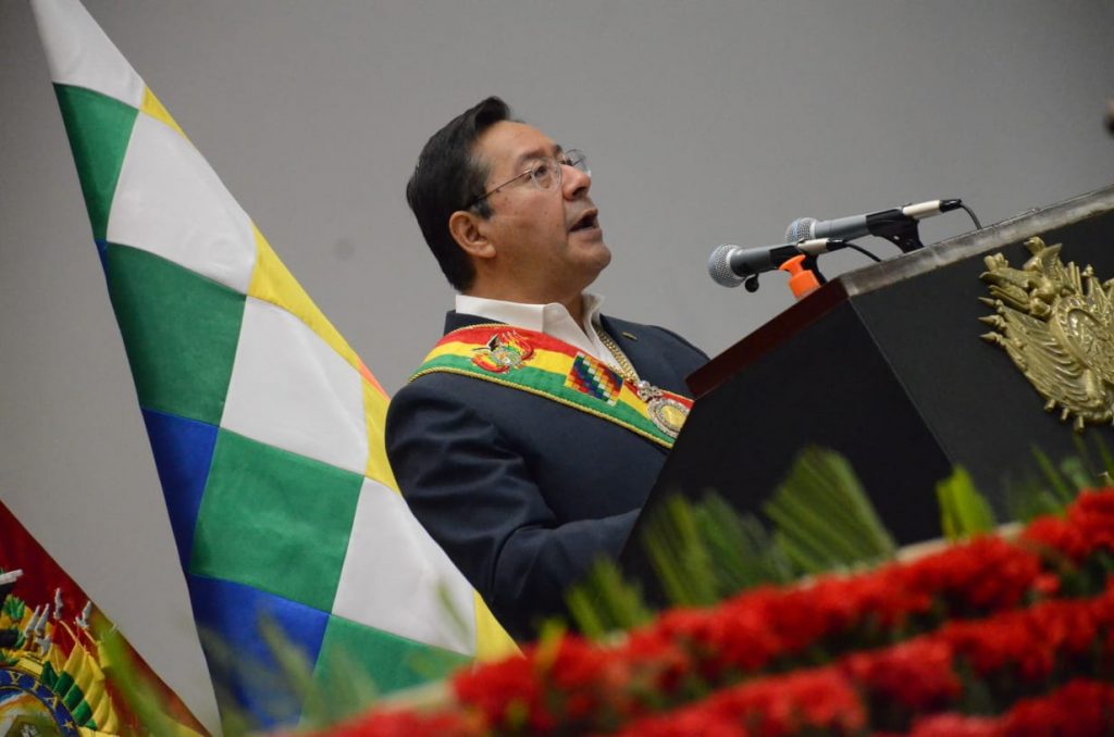 Presidente Arce advierte al MAS del riesgo de las “ambiciones individuales”