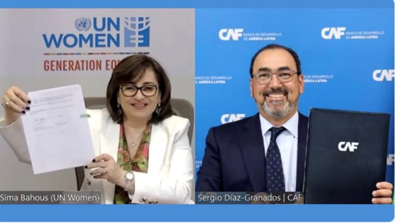 CAF y ONU Mujeres reafirman su compromiso con la igualdad de género y la protección de los derechos de mujeres y niñas