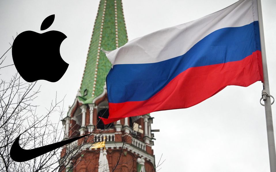 Marcas internacionales suspenden ventas y servicios en Rusia