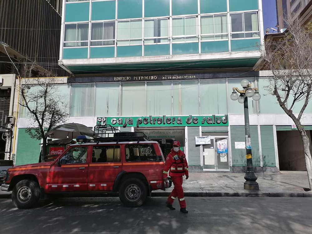 Descartan amenaza de bomba en edificio de CPS en La Paz