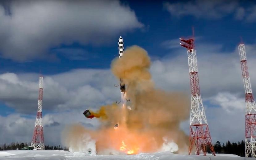 Rusia realiza un lanzamiento de prueba con su nuevo misil intercontinental