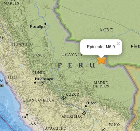 Sismo originado en Perú “sacude” Bolivia, Brasil y Chile