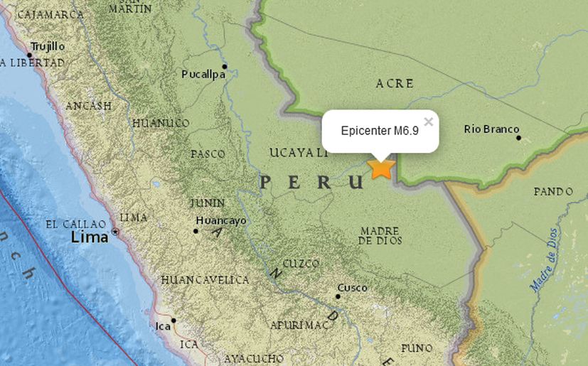 Sismo originado en Perú “sacude” Bolivia, Brasil y Chile
