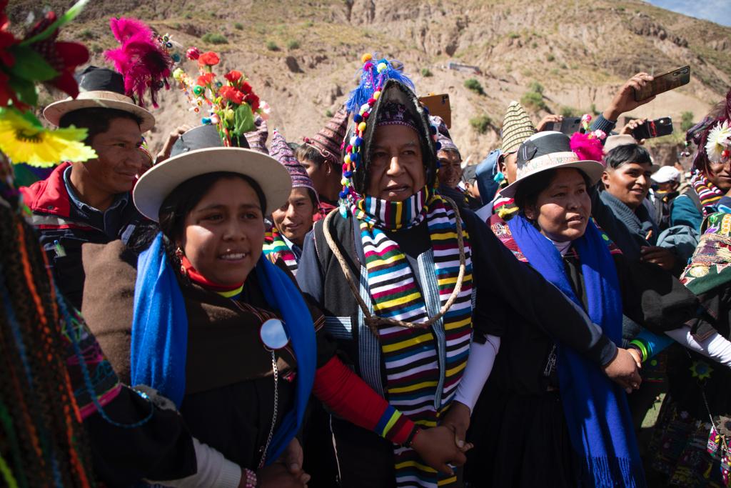 Choquehuanca inaugura Escuela de Líderes en el municipio de Tinguipaya de Potosí