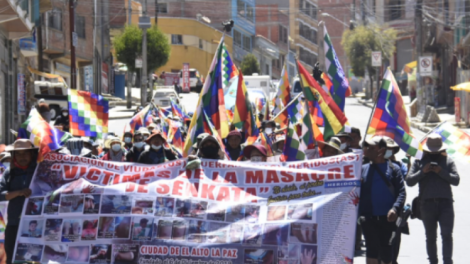 En demanda de celeridad en la justicia víctimas de Sacaba y Senkata marcharán el lunes