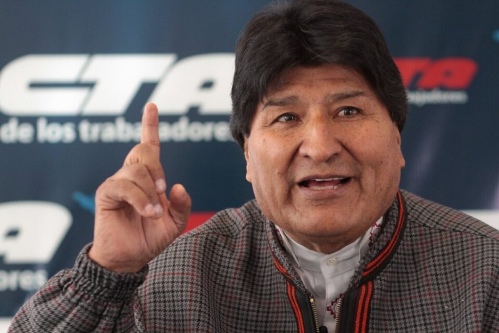 Morales dice que se debatirá candidatos en 2024