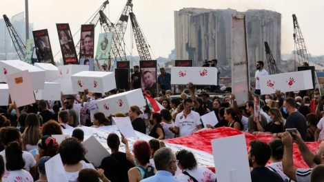 Reclaman justicia por explosión en Beirut