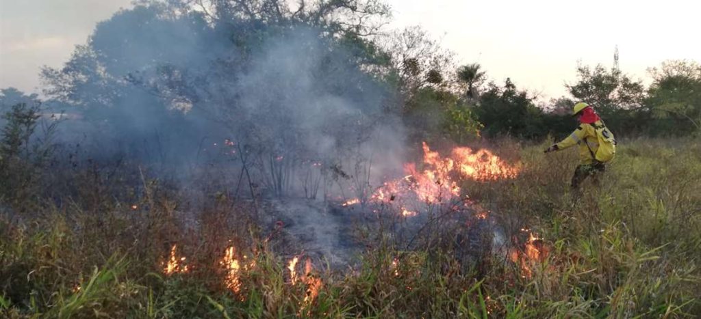 Al menos cuatro municipios de Santa Cruz están en emergencia por más de 60 mil hectáreas quemadas