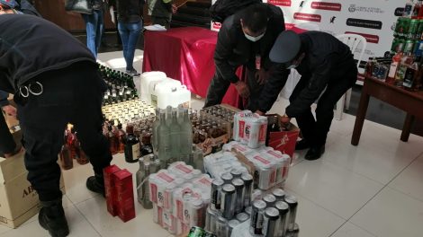 Destruirán más de 1200 unidades de bebidas alcohólicas