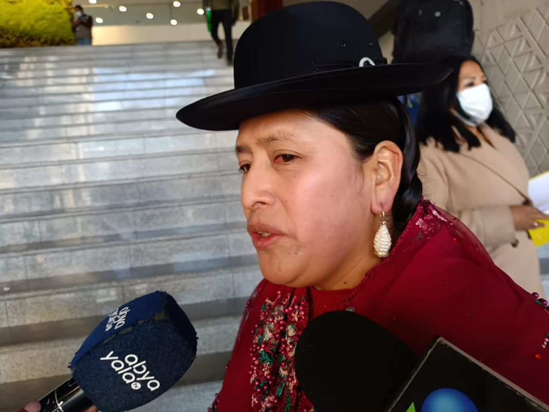 Senadora del MAS pide equidad de género