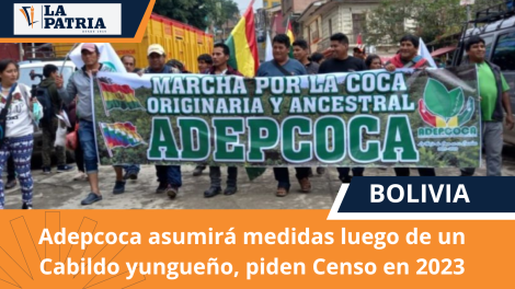 Adepcoca asumirá medidas luego de un Cabildo yungueño, piden Censo en 2023