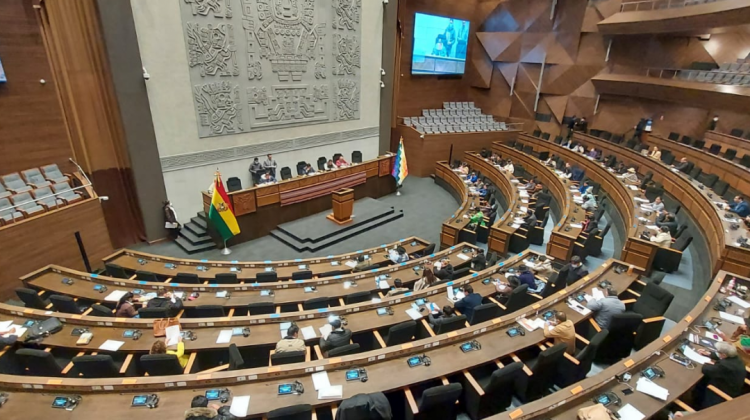 Asamblea Legislativa Plurinacional. Foto: ANF.