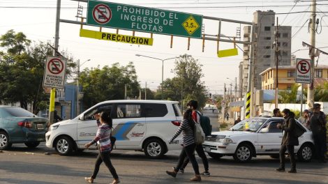 Transportistas protestan contra las fotomultas