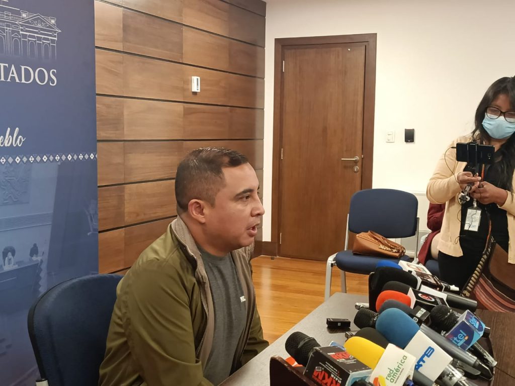 Diputado Astorga responsabiliza a Luis Arce si existen más víctimas en el país por seguir la actitud de Morales en 2019
