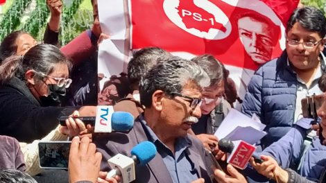 PS-1 asegura que nunca se tuvo una reunión de carácter político con Luis Arce