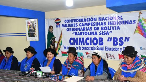 Mujeres Bartolinas anuncian medidas