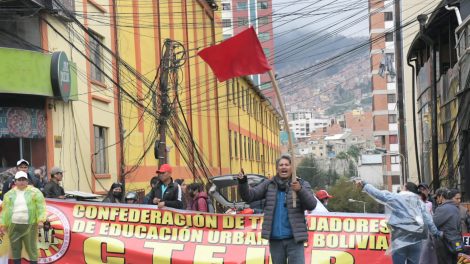 Magisterio Urbano vuelve a marchar en La Paz