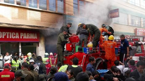 Oruro vivió al menso cuatro incendios de magnitud