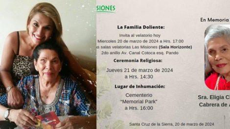 El Tribunal de Sentencia autoriza la salida de la expresidente Jeanine añez/ Bolivia.com