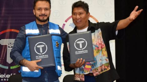 Mamani Mamani en Mi Teleférico