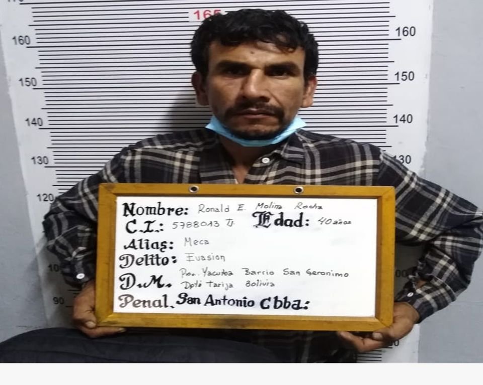 Fuga de reo en Cochabamba