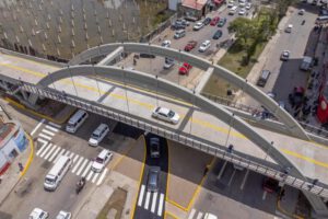 Puente caído en Cochabamba habilitado al tránsito