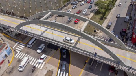 Puente caído en Cochabamba habilitado al tránsito