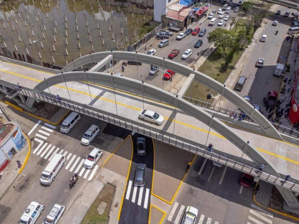 Puente caído en Cochabamba habilitado al tránsito