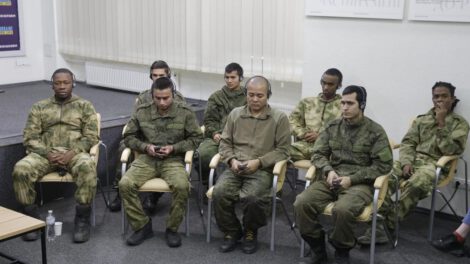 Cubanos combatiendo en Ucrania