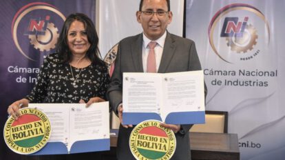 Convenio de Cooperación Interinstitucional entre Cámara Nacional de Industrias y Asociación Nacional de Periodistas de Bolivia
