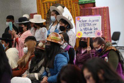 Proyecto de ley feminicidios Bolivia