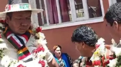 Evo Morales abucheado en congreso de Bartolinas en Chuquisaca