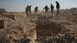 Inhumación de cadáveres en Ciudad Juárez